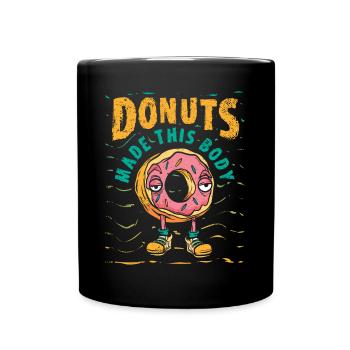 Cupcake Design für Konditor | Cupcake Dealer - Tasse einfarbig - Schwarz - Vorne