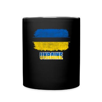 Ukraine War - Full Colour Mug - black - Front