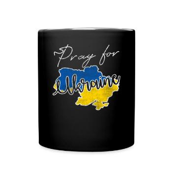 Ukraine War - Full Colour Mug - black - Front