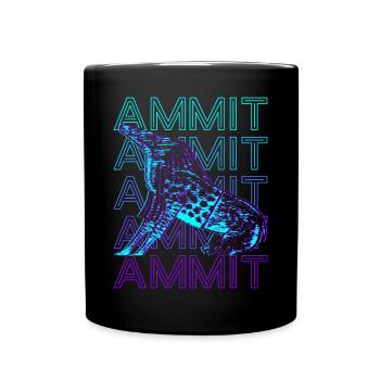Ammit Egyptian Goddess Ammut Ancient Gift - Full Colour Mug - black - Front