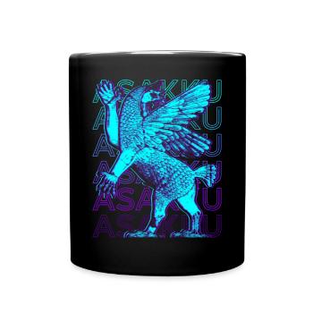 Asakku Babylonian Mythology Retro Gift - Full Colour Mug - black - Front