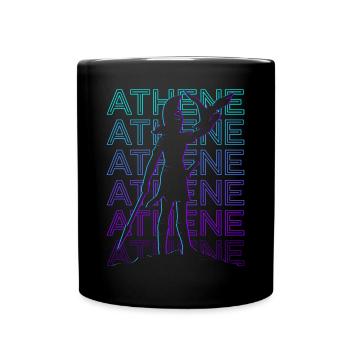 Athena Athena Ancient Goddess Greek Mythology - Full Colour Mug - black - Front