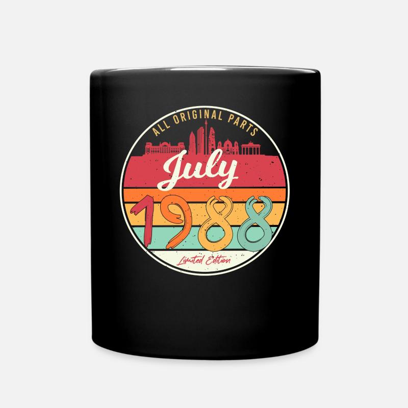 Geboren Im Juli 1988 - Tasse einfarbig - Schwarz