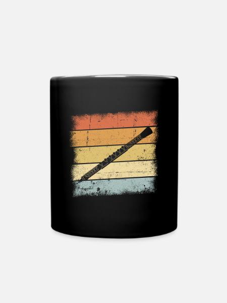 Oboe - Tasse einfarbig - Schwarz