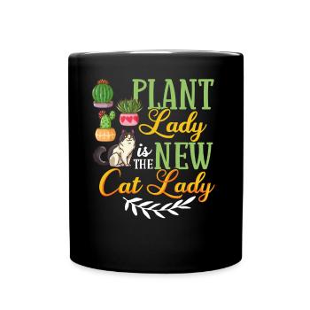 Catcus Cactus Chat Plantes Succulentes Cactus - Mug uni - noir - Devant