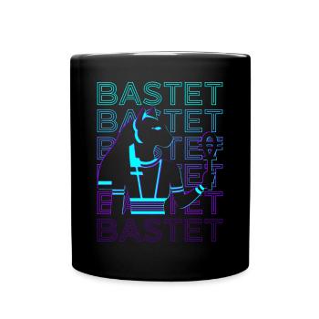Bastet Déesse égyptienne Chat égyptien Ancient Aeg - Mug uni - noir - Devant