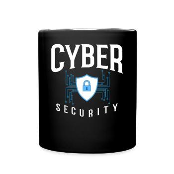 Informations sur la cybersécurité Ordinateur Sicherheit - Mug uni - noir - Devant