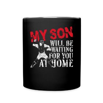 Baseball Fan Catcher Vintage Mon - Mug uni - noir - Devant
