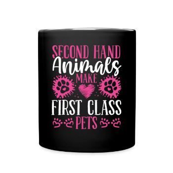 Foster Animal Care Shelter Animals Animal Rescuer - Tasse einfarbig - Schwarz - Vorne