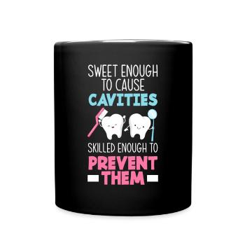 Dentist Dental Assistant Dental Assistant Gift - Full Colour Mug - black - Front