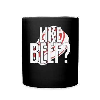 Like Beef Meat Lover BBQ Barbecue - Full Colour Mug - black - Front