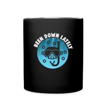 Instructeur de conception de plongée sous-marine Snorkeling - Mug uni - noir - Devant