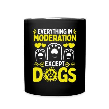 Refuge de sauvetage pour chiens Chiens Adoptez des chiens Drôle de chien - Mug uni - noir - Devant