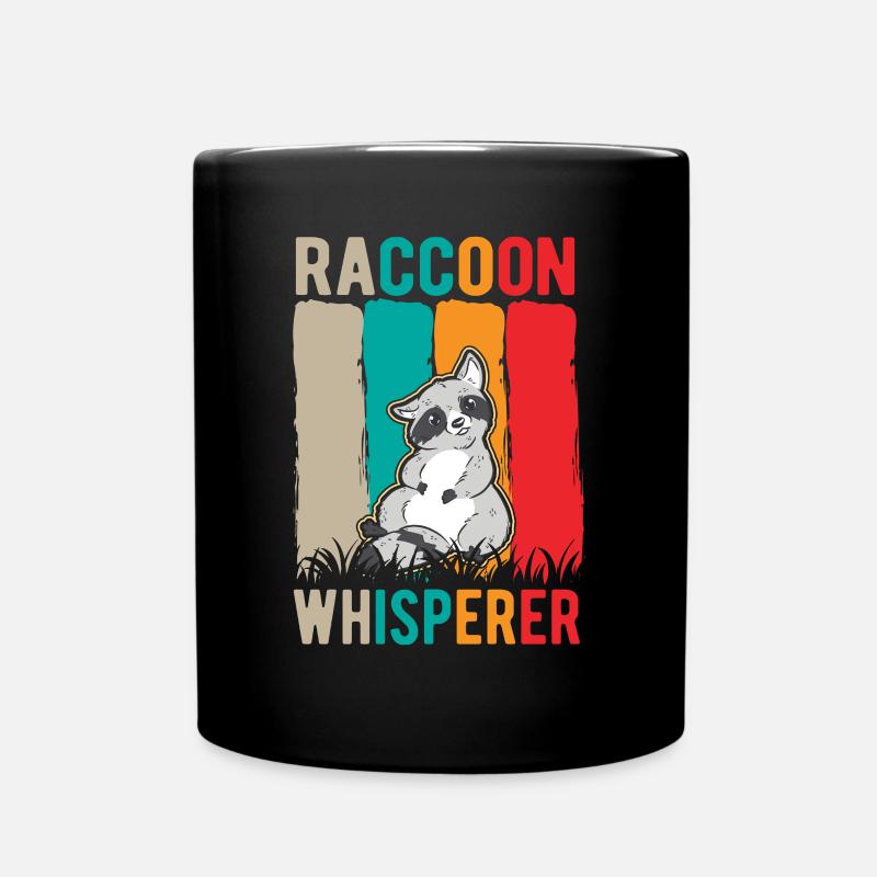 Waschbär Flüsterer Raccoon Whisperer - Mug uni - noir