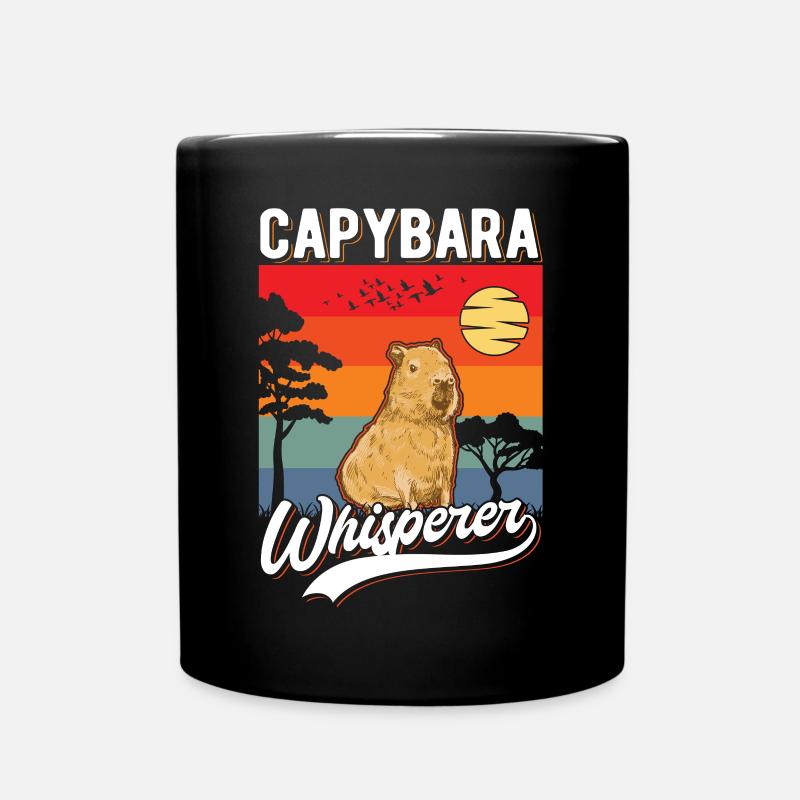 Capybara Flüsterer Capybara Whisperer - Mug uni - noir