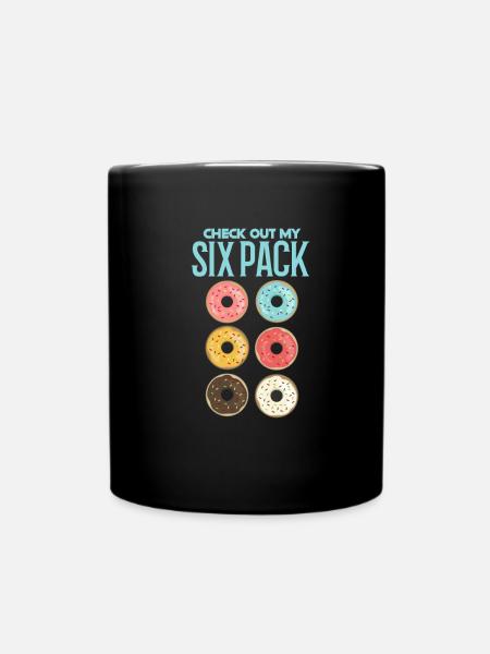 Donut Fitness Gym Workout Donuts Cadeau - Mug uni - noir