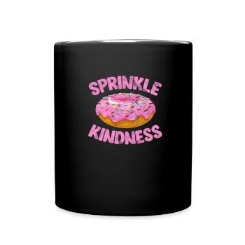 Donut - Tasse einfarbig - Schwarz - Vorne