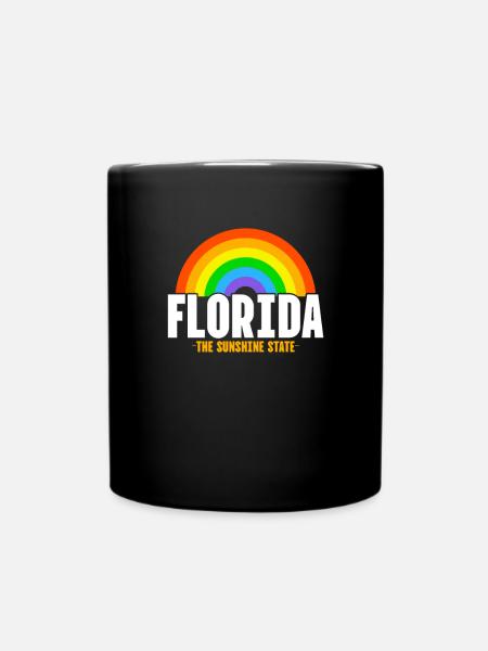 Florida - Tasse einfarbig - Schwarz