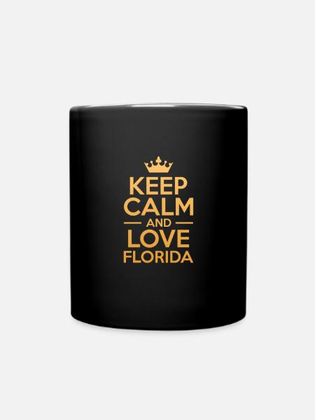 Florida - Tasse einfarbig - Schwarz