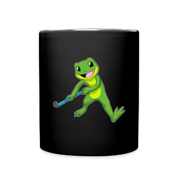 Crosse de hockey sur gazon Frog - Mug uni - noir - Devant