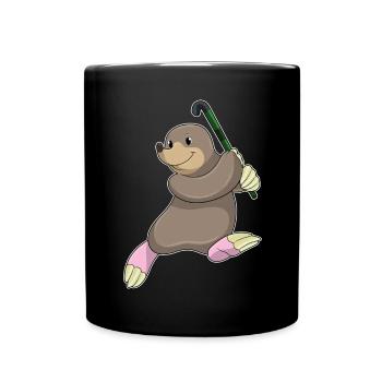 Hockey sur gazon Mole Stick - Mug uni - noir - Devant