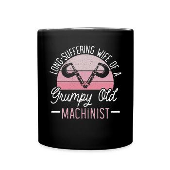 Machiniste Machine Artisan Fabricant CNC - Mug uni - noir - Devant