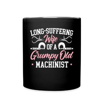 Machiniste Machine Artisan Fabricant CNC - Mug uni - noir - Devant