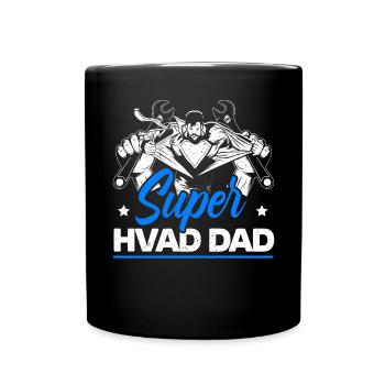 Super HVAC Dad Aircon Réparation HVAC Technicien - Mug uni - noir - Devant