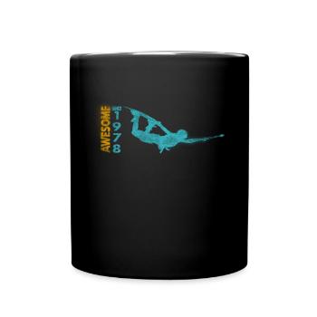 Génial depuis 1978. Wakeboard Lifestyle - Mug uni - noir - Devant