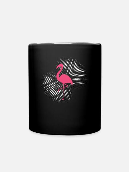 Flamingo - Tasse einfarbig - Schwarz
