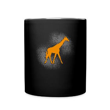 Girafe - Mug uni - noir - Devant