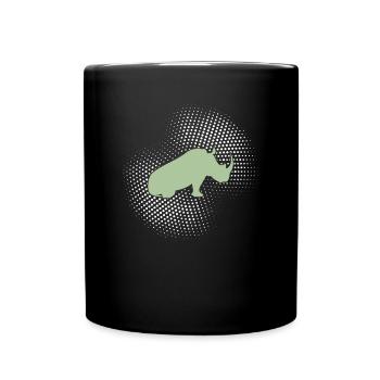 Rhinoceros - Full Colour Mug - black - Front
