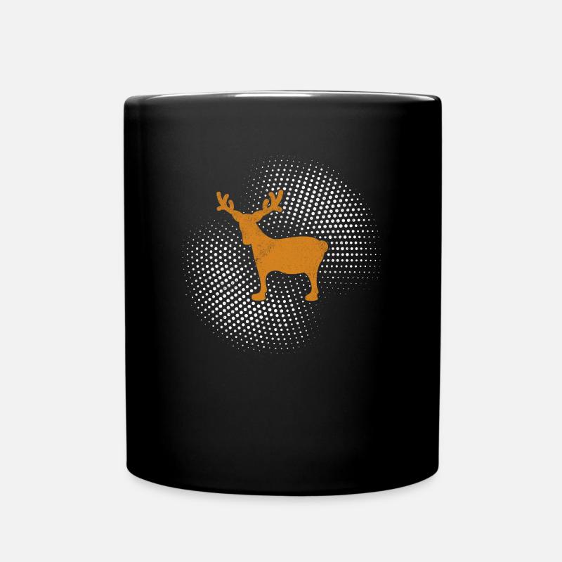 Elch - Tasse einfarbig - Schwarz