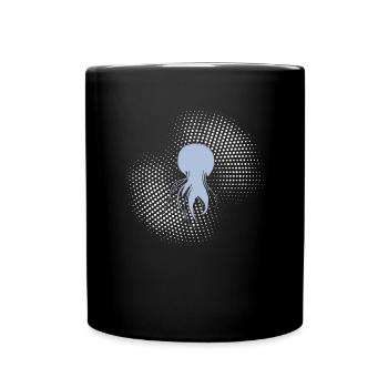 Méduse - Mug uni - noir - Devant