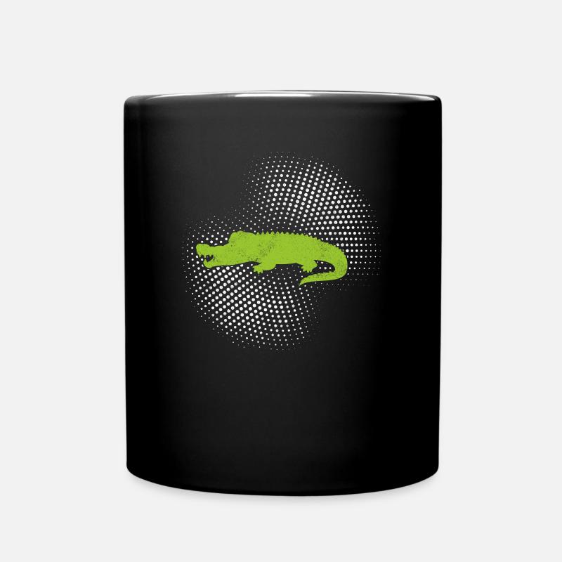 Crocodile - Full Colour Mug - black