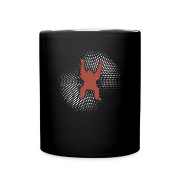 Orang-outan - Mug uni - noir - Devant