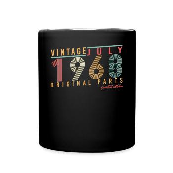 1968 Juli Limitierte Edition - Tasse einfarbig - Schwarz - Vorne