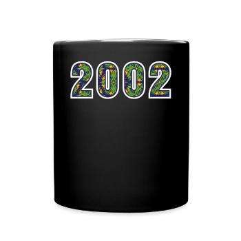 2002 Année Verte - Mug uni - noir - Devant