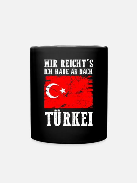 Türkiye Türkei Türke Türkisches - Tasse einfarbig - Schwarz