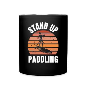 Stand up Paddle Paddle paddle - Mug uni - noir - Devant