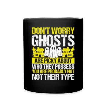 Ghost Hunting Drôle Ghost Hunter Caméra - Mug uni - noir - Devant