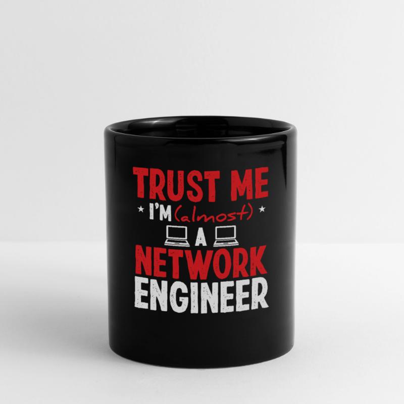 Network Engineer Funny Network Engineering Tasse einfarbig