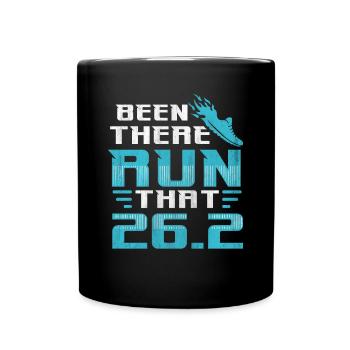 26.2 Been There Run That - Coureur de marathon complet - Mug uni - noir - Devant