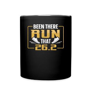26.2 Been There Run That - Coureur de marathon complet - Mug uni - noir - Devant