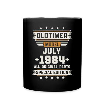 Oldtimer Juillet 1984 Cadeau d’anniversaire - Mug uni - noir - Devant