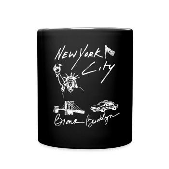 NY NEW YORK CITY USA STATUE LIBERTÉ AMERIQUE - Mug uni - noir - Devant