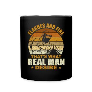 Funny Welder Welder Gift - Full Colour Mug - black - Front