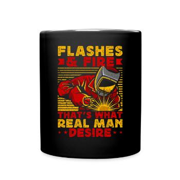 Funny Welder Welder Gift - Full Colour Mug - black - Front