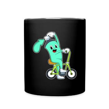 Spraydose Fahrrad - Tasse einfarbig - Schwarz - Vorne