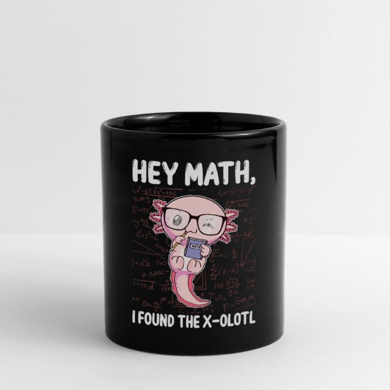 Funny Math Axolotl Math Gift Full Colour Mug